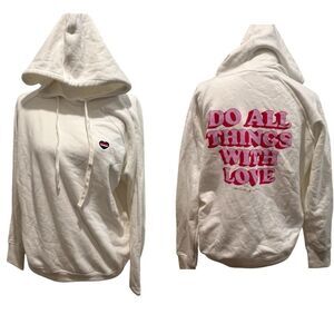 Spiritual Gangster Do All Things With Love hooded sweatshirt size small